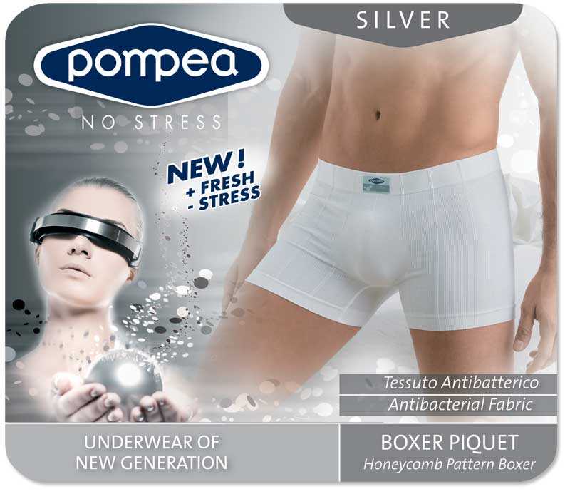 Pompea Boxer Moving Silver