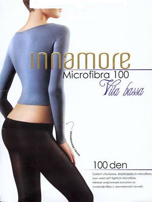 Колготки с низкой талией Innamore Microfibra Vita Bassa 100 ден тёплые  купить в интернет-магазине. Доставка почтой во все регионы РФ